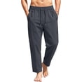 thumbnail image 2 of Maean Mens Pants Athletic Hiking Running Pant Elastic Waist Drawstring Straight Leg Loose Casual Pant with Pockets, 2 of 7