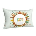 thumbnail image 2 of Kll World Travel3 Pillow Covers Envelope Closure,Super Soft And Cozy Fuzzy Fleece Pillow Case Cover 14"X20", 2 of 8