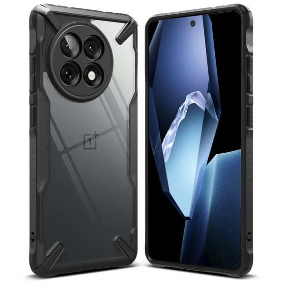 Ringke Fusion-X for OnePlus 13R Case, Rugged Heavy Duty Shockproof Protection Hybrid Slim Lightweight Phone Cover - Black