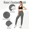 thumbnail image 4 of Women's Sweatpants with Pockets Soft Lounge Pants Casual Athletic Jogger Pants Drawstring for Workout Yoga Running, 4 of 7
