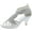 White, variant on Delicacy Womens Angel-37 Strappy Rhinestone Dress Sandal Low Heel Shoes
