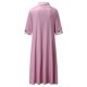 thumbnail image 5 of Moda Mujer Verano Impresión Causal V-Cuello 1/2 Manga Vacaciones Bolsillos Botón Vestido Fridja bnh3347, 5 of 7