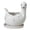 White-Laying dinosaur eggs, variant on Cute Dinosaur Ceramic Planter Pot Planting Flower Pots with Drainage Tray Potted Bonsai Vase Home Garden Decor