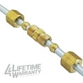 thumbnail image 4 of 4LifetimeLines, Brass, 3/16" Line, Compression Union Pipe Fittings, 10 Pack, 4 of 4