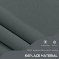 thumbnail image 5 of YYAo Patio Awnings Sun Shade Shelter, Patio Awnings, 8' x 4' Manual Retractable Awning, Non-Screw Patio Awning, UV Resistant, Dark Gray, 5 of 11