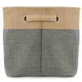 thumbnail image 2 of Sorbus Twill Storage Fabric Basket Organizer, Large, Collapsible, Set of 6, Gray, 2 of 6