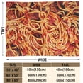 thumbnail image 7 of Funny Tomato Spaghetti Blanket Soft Warm Food Pasta Plush Throw Blankets for Couch Bed Sofa Home Decor 50"x40", 7 of 7