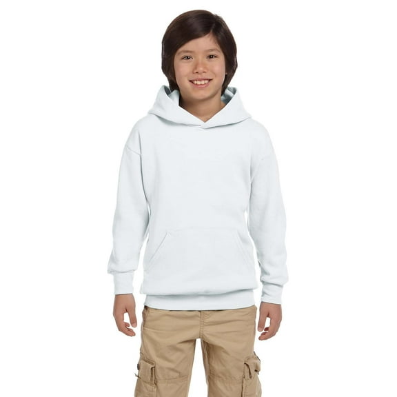 Hanes Youth 7.8 oz. EcoSmart 50/50 Pullover Hood - P473