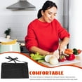 thumbnail image 3 of PAMINGONO Mandil Negro Para Servidor Con Profesional Y Bolsillos Prácticos, 3 of 7