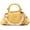 Yellow, variant on Women's Chain Pouch Bag,Cloud-Shaped Dumpling Clutch Purse, Ruched Chain Link Shoulder Handbag