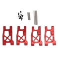 thumbnail image 3 of Brazos Oscilantes Traseros Delanteros RC, Juego De Brazos De Suspensión De Aluminio De Apariencia Refinada Resistente A La Presión Para Mejorar El Rendimiento Para 1/18 RC Car ANGGREK Ocean Broad Surfboard Fins, 3 of 8