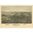 thumbnail image 3 of Fowler 24x18 Black Modern Framed Museum Art Print Titled - McDonald Pennsylvania - Fowler 1897, 3 of 5