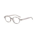 thumbnail image 4 of Gafas retro ovaladas con montura antiluz azul, estilo coreano, modernas, estilo literario retro, planas, para mujer, 4 of 7
