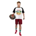 thumbnail image 3 of LuLiaMenton Family Matching Pajama Set Christmas in Summer Reindeer Beach For Couple Lover, Men L, 3 of 5