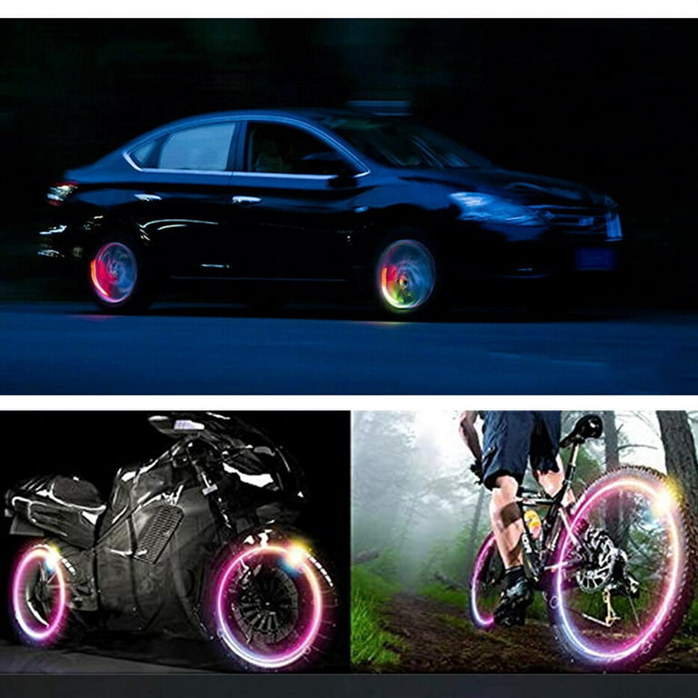 Bike Night Light Bike Decoration LED Light Bicycle Accessories Tire Lamp