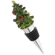 Uonlytech Multi-Functional Christmas Tree Wine Stopper Assorted Colors for Wine Bottles