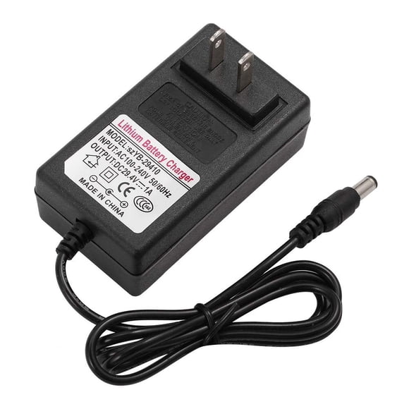 Adaptador del Cargador Bewinner 29.4V 1A Indicador LED para Smart Balance Car Scooter EEUU