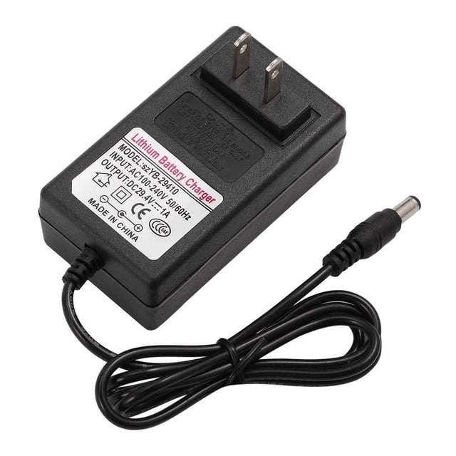 Adaptador del Cargador Bewinner 29.4V 1A Indicador LED para Smart Balance Car Scooter EEUU