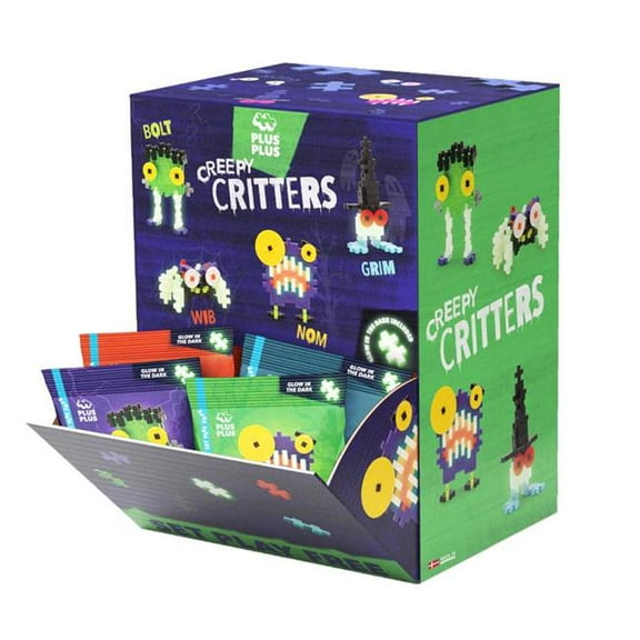 Plus-Plus 9113542 Display Creepy Critters - 48 Piece