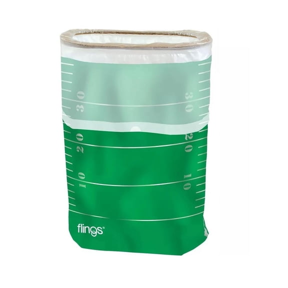amscan Football Party Flings Bin 19.3 x 12, Green