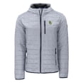 thumbnail image 2 of Men's-Cutter & Buck  Gray Baylor Bears Rainier Eco PrimaLoft Hooded Full-Zip Jacket, 2 of 3