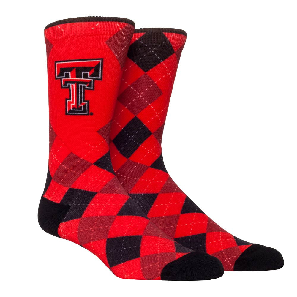 Rock Em Apparel Texas Tech University Red Raiders Custom Athletic Crew Socks 