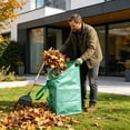 thumbnail image 2 of 53 Gallon Leaf Collector Leaf Scoop,Foldable Yard Waste Bag,Large Lawn Bags Leaf Bags,Heavy Leaf Pick Up Tools Leaf Loader,Reusable Yard Garden Bags For Leaves Lawn Trash, 2 of 6