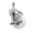 Swivel - Top Lock Brake - White, variant on 4 Inch Nylon Wheel Swivel 3/8 Inch Threaded Stem Caster Total Lock Brake SCC