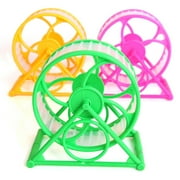 EAYSG Wheel Running Exercise Scroll Silent Hamster Mouse Rat Gerbil Pet Toy