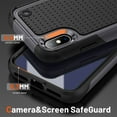 thumbnail image 4 of JTCASES for iPhone XR Case, Hybird PC TPU Anti-slip, Shockproof  Bumper, Military Drop Resistant, Rugged Heacy Duty Full Body Protective Shell for iPhone XR, Slim Fit for Girls Men, Gray, 4 of 9