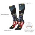 thumbnail image 4 of Logiee North American Bald Eagle1 Print Gift Stocking Stuffers,Adult Stockings,Novelty Socks,Funny Socks Birthday Running Walking Sleeping, 4 of 6