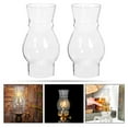 thumbnail image 4 of 2Pcs Clear Glass Lampshade for Kerosene Lamp Vintage Home Use with Stable Material and Bright, 4 of 8