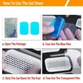 thumbnail image 3 of HLONK 100Pcs Abs Stimulator Gel Pads Replacement Gel Stickers Hydrogel   EMS Muscle Training Massager ABS Abdominal Trainer, 3 of 7
