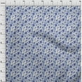 thumbnail image 4 of oneOone Cotton Poplin Royal Blue Fabric Floral & Greenery Quilting Supplies Print Sewing Fabric By The Yard 56 Inch Wide-YA, 4 of 6