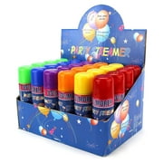 24 Pack of Party Silly String Spray for Kid's Events/Celebrations, Perfect for Children's Paerties