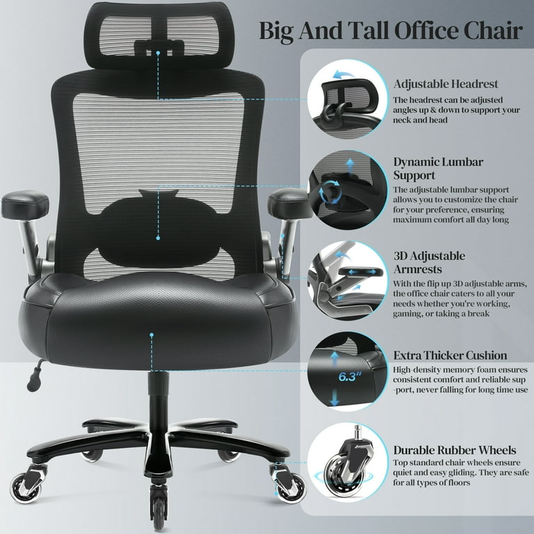 High Chair Logicfox Ergonoic Office Chair, Office Chair With Flip