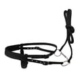 thumbnail image 1 of Naiovety Animal Brida Cabeza Gruesa Headstall Arnés Ajustable Cabeza Collar Snaffle Equipo Accesorios Regalos Rojo S Cuidado ecuestre y deportes Negro S Naiovety OD023377-05, 1 of 6