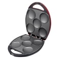 thumbnail image 4 of Brentwood 1,200-Watt 5-Piece Nonstick Arepa Maker, AR-137R, 4 of 10