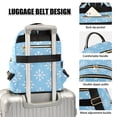thumbnail image 3 of FORMRS Mini Backpack Purse for Women Travel Daypack Casual Shoulder Bag, Snowflake Pattern, 3 of 7