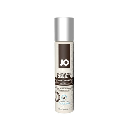 JO Silicone Free Cooling Hybrid Water & Coconut Oil  Lubricant - 1 (Best Natural Lubricant Coconut Oil)