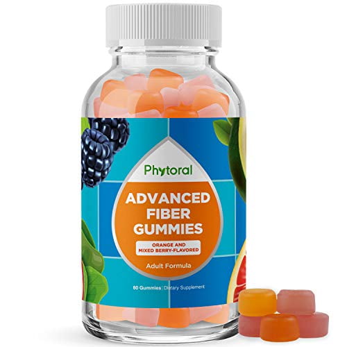 Prebiotic Fiber Gummy Vitamins for Adults - Soluble Fiber Gummies for