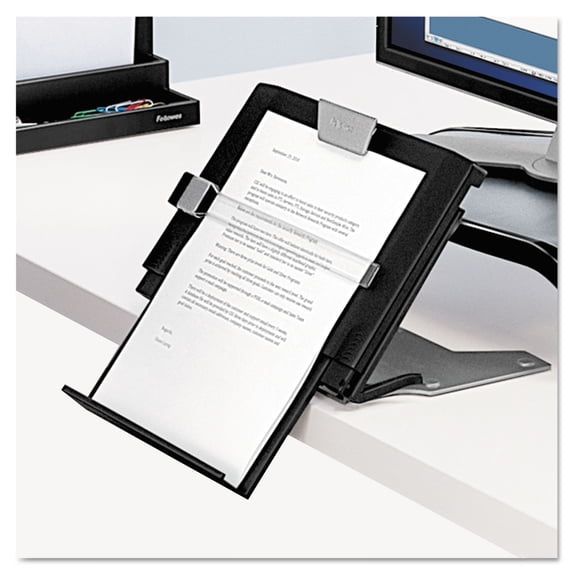 Fellowes Professional Series Document Holder, Plastic, 250 Sheet Capacity, Black -FEL8039401