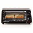 thumbnail image 1 of Elite Gourmet ETO236 - Horno tostador personal compacto de 2 rebanadas con temporizador de 15 minutos y temperatura ajustable, hornear, asar y tostar, color negro, 1 of 5