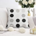 thumbnail image 3 of Black Spots Pillow Covers Square Pillow Covers,Soft Pillow Cas Covers,linen Pillowcases Double-sided Printing for Sofa Couch Outdoor Decor,Pillowcases Set Of 2,18x18 Inches, 3 of 7
