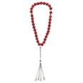 thumbnail image 1 of Agate Prayer Beads Bless Rosary Muslim 33-Beads Pilgrimage Agate Beads Rosary, 1 of 2