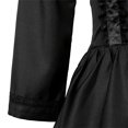 thumbnail image 4 of NMMUED Gothic Outfits for Women Halloween Dresses for Women Rococo Dress Renaissance Outfit Women Elegant Dresses for Women Gothic Dress Long Sleeve Dress for Women Blue S, 4 of 4