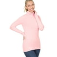 thumbnail image 3 of Niobe Clothing Womens Basic Long Sleeve Turtle Neck T-Shirt Top, 3 of 6