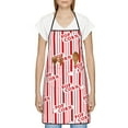 thumbnail image 3 of Easygdp Popcorn 1 Apron Waterdrop Resistant with 2 Pockets,Oil Resistant Cooking Kitchen Chef Apron for Women Men, 3 of 7