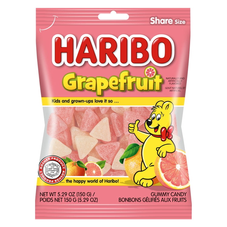Kosher Haribo Grapefruit (pack of 6) - Walmart.com