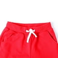 thumbnail image 4 of HILEELANG Toddler Boys Cotton Jogger Sweatpants 3 Pack, Red Brown Green Soft Elastic Waist Playwear Sport Pants with Pockets, Sizes 3Y, 4 of 8
